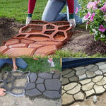 Molde Manual de Concreto para Estrada Molde de Plástico Faça Você Mesmo Molde para Pavimento de Jardim, Molde para Pavimento de Jardim