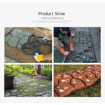 Molde Manual de Concreto para Estrada Molde de Plástico Faça Você Mesmo Molde para Pavimento de Jardim, Molde para Pavimento de Jardim