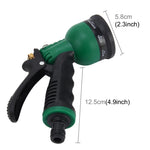 Pistola de Água de Jardim com 8 Funções Pistola de Pulverização Multifuncional Pistola de Pulverização para Jardinagem Pistolas de Rega, 8 Funções