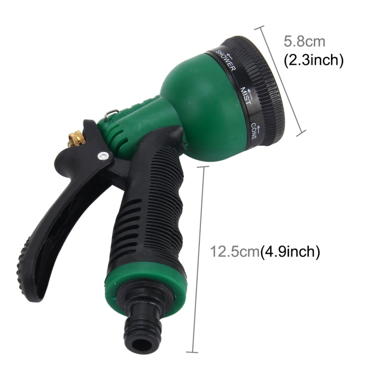 Pistola de Água de Jardim com 8 Funções Pistola de Pulverização Multifuncional Pistola de Pulverização para Jardinagem Pistolas de Rega, 8 Funções
