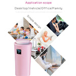 Pequeno-3 Medidor de Humidade de 2W com Humidificador e Luz Noturna LED, Capacidade do Reservatório de Água: 260ml
