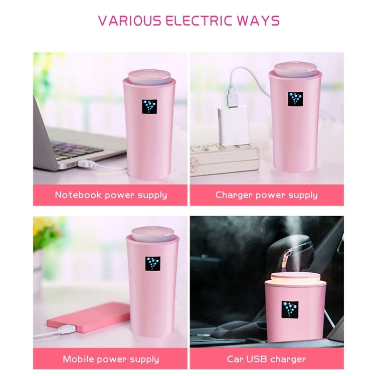 Pequeno-3 Medidor de Humidade de 2W com Humidificador e Luz Noturna LED, Capacidade do Reservatório de Água: 260ml