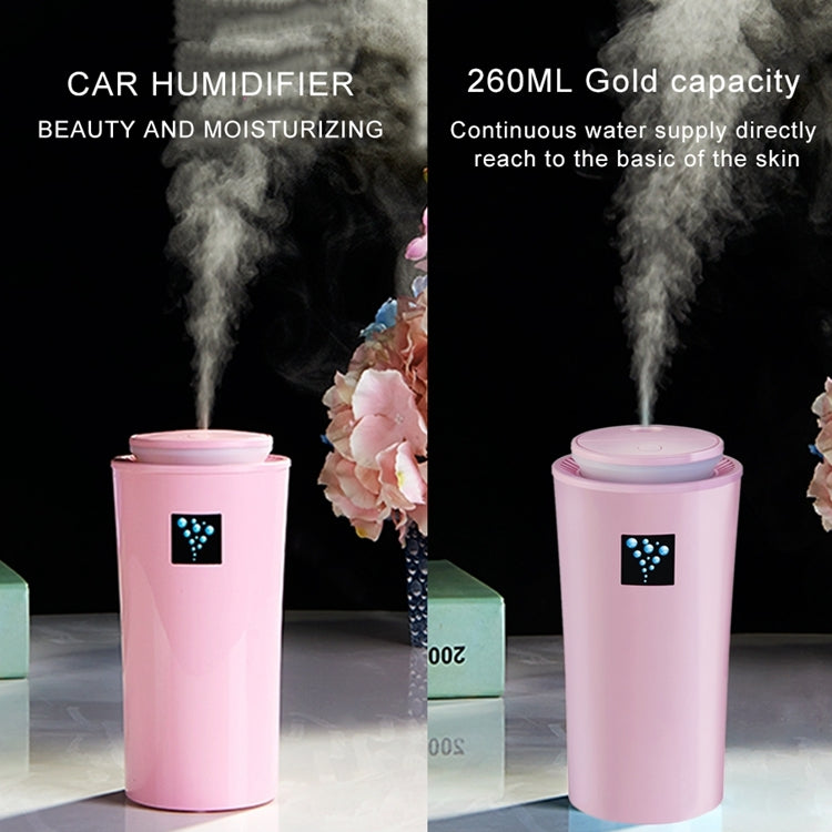 Pequeno-3 Medidor de Humidade de 2W com Humidificador e Luz Noturna LED, Capacidade do Reservatório de Água: 260ml