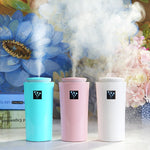 Pequeno-3 Medidor de Humidade de 2W com Humidificador e Luz Noturna LED, Capacidade do Reservatório de Água: 260ml