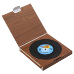 6 PCS/Conjunto Porta-copos Retro em Vinil Preto com Disco de CD, Decoração para Mesa de Casa, Tapete para Copos, Decoração para Café, Tapete para Bebidas, Diâmetro: 10.7cm, 6 PCS Tapete para Copos