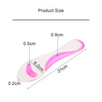 Palmilhas de Silicone para Mulheres com Gel, Massagem, Suporte para Arco, Ortopédicas para Pé Plano, Prevenção, Almofada para Sapatos de Salto Alto, Envio de Cor Aleatória