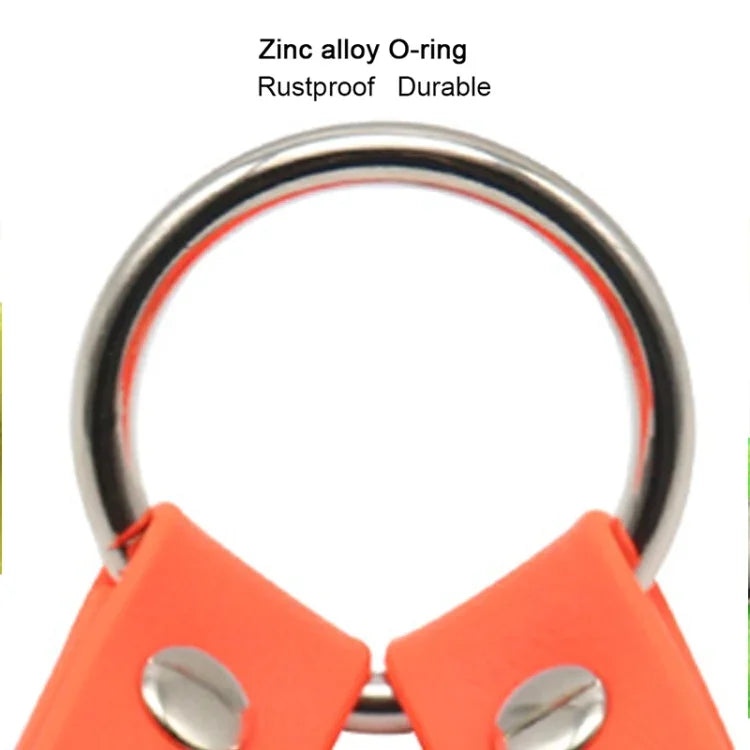 Trela 2 em 1 Antienrosco para Cães em TPU, Corda de Tração Dupla para Passeio, Comprimento: 25 cm, 2 em 1 (Vermelho)