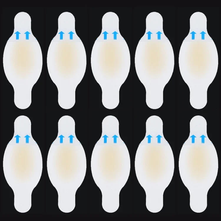 10 Peças de Curativos Hidrogel Analgésicos para Cuidados dos Pés, Protetor para Calcanhar contra Bolhas, Tamanho: 28x69cm, Tamanho: 28x69cm
