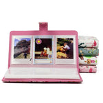 Padrão de Flamingo Rosa Álbum de Fotos Exquisito de 32 Páginas Tipo Inserção Criativa DIY PU Mini 3 polegadas para Polaroid, Flamingo Rosa