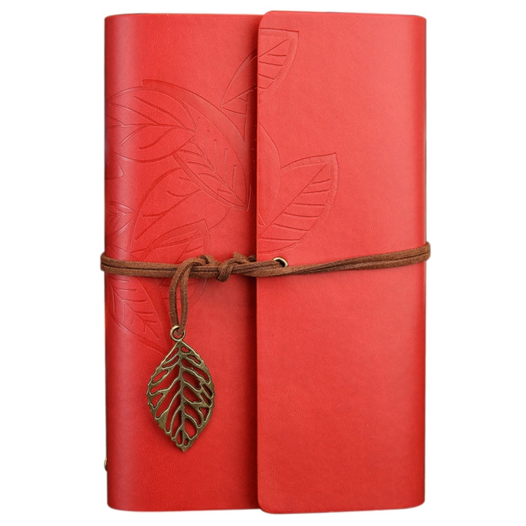 Caderno de Viagem de Folhas Soltas com Padrão Retro Criativo de Folhas de Outono, Tamanho: L, L