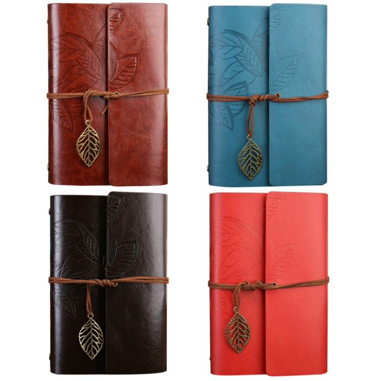 Caderno de Viagem de Folhas Soltas com Padrão Retro Criativo de Folhas de Outono, Tamanho: L, L