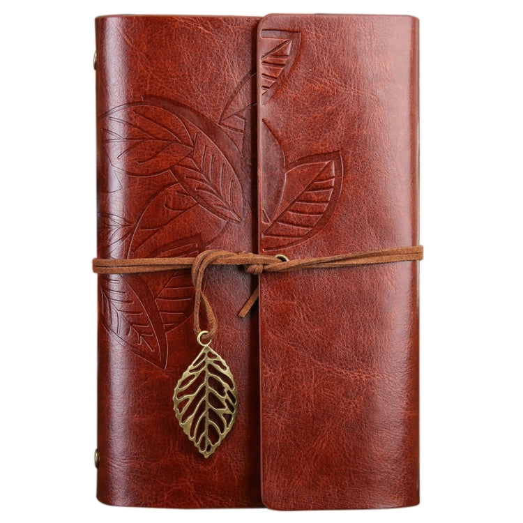 Caderno de Viagem de Folhas Soltas com Padrão Retro Criativo de Folhas de Outono, Tamanho: S, S
