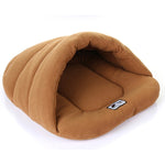 Casa para Cães e Gatos em Forma de Chinelo, Polar Fleece Quente e Espesso, Tamanho: L, 58×68×32cm, Tamanho: L