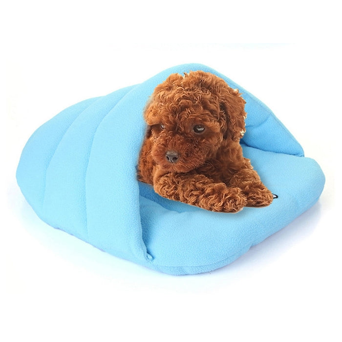 Casa para Cães e Gatos em Forma de Chinelo, Polar Fleece Quente e Espesso, Tamanho: L, 58×68×32cm, Tamanho: L