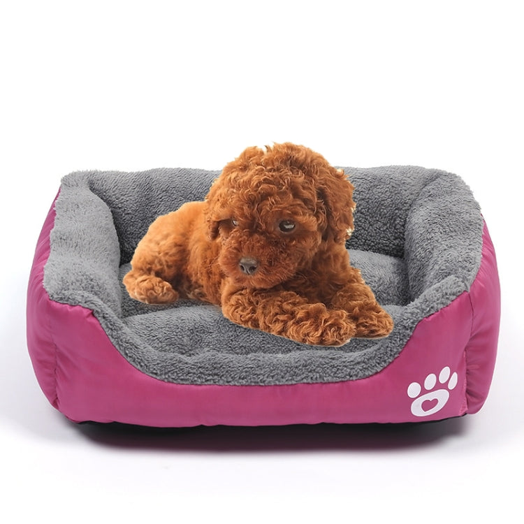 Tapete para Canil de Cão Quente Autêntico para Quatro Estações em Cor Doce, Tapete Teddy, Tamanho: L, 66×50×14cm, Tamanho: L