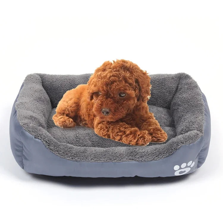 Tapete para Canil de Cão Quente Autêntico para Quatro Estações em Cor Doce, Tapete Teddy, Tamanho: M, 54×42×12cm, Tamanho: M