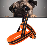 Peitoral Refletor A7 em Poliéster para Cães Grandes com Trela de Tração e Corrente de Segurança, Tamanho: XS, 2.0*42*50cm, Tamanho: XS, 2.0*42*50cm