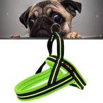 Peitoral Refletor A7 em Poliéster para Cães Grandes com Trela de Tração e Corrente de Segurança, Tamanho: XS, 2.0*42*50cm, Tamanho: XS, 2.0*42*50cm