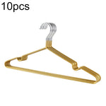 10pcs Varal de Roupa Doméstico em Aço Inoxidável com Revestimento PVC Antiderrapante e Sem Riscos