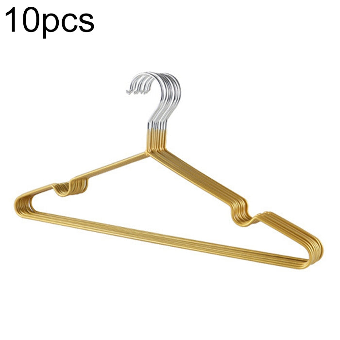 10pcs Varal de Roupa Doméstico em Aço Inoxidável com Revestimento PVC Antiderrapante e Sem Riscos