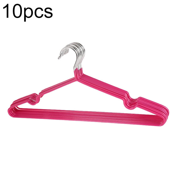 10pcs Varal de Roupa Doméstico em Aço Inoxidável com Revestimento PVC Antiderrapante e Sem Riscos