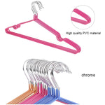 10pcs Varal de Roupa Doméstico em Aço Inoxidável com Revestimento PVC Antiderrapante e Sem Riscos
