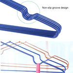 10pcs Varal de Roupa Doméstico em Aço Inoxidável com Revestimento PVC Antiderrapante e Sem Riscos