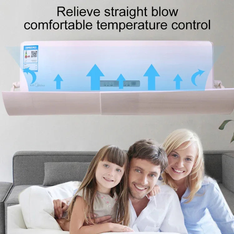 Defletor de Vento para Ar Condicionado Montado na Parede do Quarto, Universal para Bebé, Anti-Sopro Direto, Para Ar Condicionado
