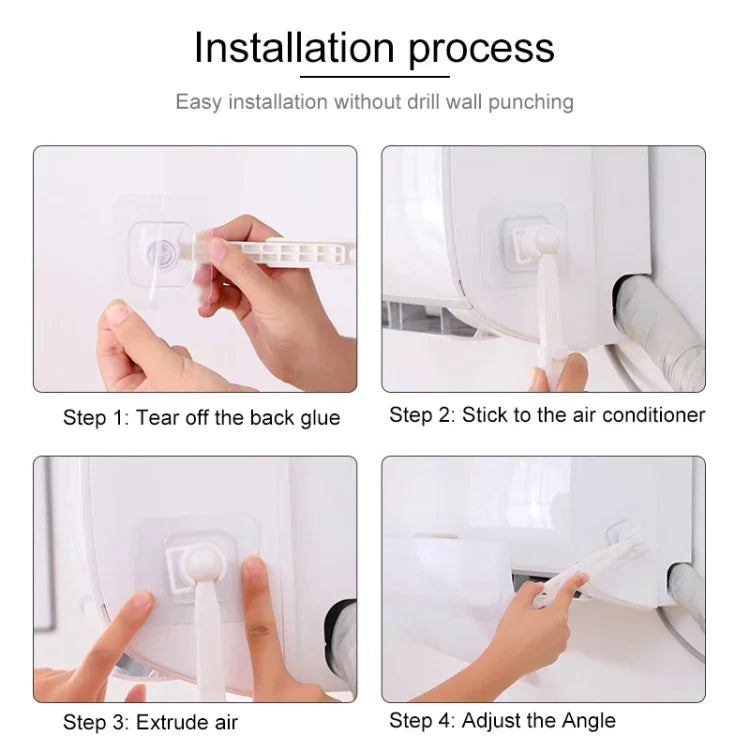Defletor de Vento para Ar Condicionado Montado na Parede do Quarto, Universal para Bebé, Anti-Sopro Direto, Para Ar Condicionado