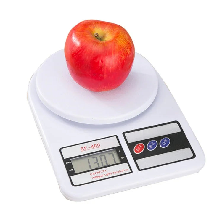 Balança Digital Eletrónica Portátil de Alta Precisão 1g para Cozinha, Peso Máximo 1kg, 1kg / 1g
