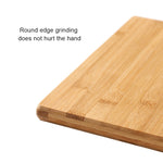 Tábua de Cortar Retangular de Bambu para Cozinha, Reforçada, Tamanho: 30cm x 20cm