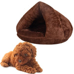 Casa Triangular para Gatos Quente e Espessa Estilo Iurta Mongol para Cães e Gatos, Tamanho: M, 40×40×30cm, Tamanho: M