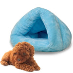 Casa Triangular para Gatos Quente e Espessa Estilo Iurta Mongol para Cães e Gatos, Tamanho: M, 40×40×30cm, Tamanho: M
