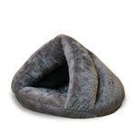 Casa Triangular para Gatos Quente e Espessa Estilo Iurta Mongol para Cães e Gatos, Tamanho: L, 45×45×33cm, Tamanho: L