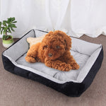 Manta Macia Grande e Quente para Canil com Padrão de Osso de Cão para Cão e Gato, Tamanho: XS, 50×40×15cm, Tamanho: XS