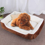 Manta Macia Grande e Quente para Canil com Padrão de Osso de Cão para Cão e Gato, Tamanho: M, 70×50×15cm, Tamanho: M