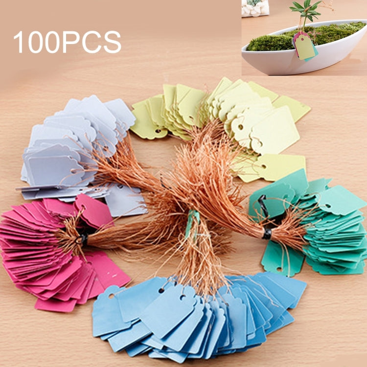 100 PCS Etiquetas de Plástico Impermeáveis, Duráveis e Reutilizáveis para Viveiro e Jardim, Etiqueta para Planta, Entrega de Cor Aleatória, Etiqueta para Planta 1