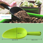 Colher Pá de Solo de Plástico, Colher de Chá, Pá de Plástico para Jardim, Pá para Balde, Cultivo em Vaso, Mini Pá para Planta Suculenta, Entrega de Cor Aleatória, Colher Pá de Solo de Plástico