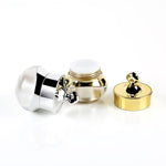 Recipientes de Viagem em Acrílico com Tampas Seladas Rígidas Adequados para Creme de Rosto, Mãos e Corpo, 5ml