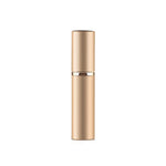Atomizadores de Névoa Fina de Perfume em Vidro Mini Portáteis Recarregáveis com Exterior Metálico, 5ml