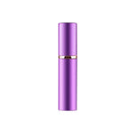 Portable Mini Refillable Glass Perfume Fine Mist Atomizers with Metallic Exterior, 5ml
