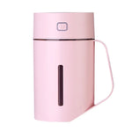 Humidificador Atomizador Inteligente em Forma de Copo de Água ML-S2 com Luz Noturna LED Silenciosa