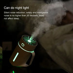 Humidificador Atomizador Inteligente em Forma de Copo de Água ML-S2 com Luz Noturna LED Silenciosa