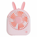 Ventoinha Portátil Mini em Forma de Coelho WT-F14 1200 mAh com Controlo de 3 Velocidades