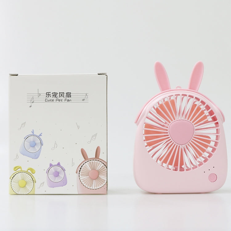 Ventoinha Portátil Mini em Forma de Coelho WT-F14 1200 mAh com Controlo de 3 Velocidades