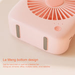 Ventoinha Portátil Mini em Forma de Coelho WT-F14 1200 mAh com Controlo de 3 Velocidades