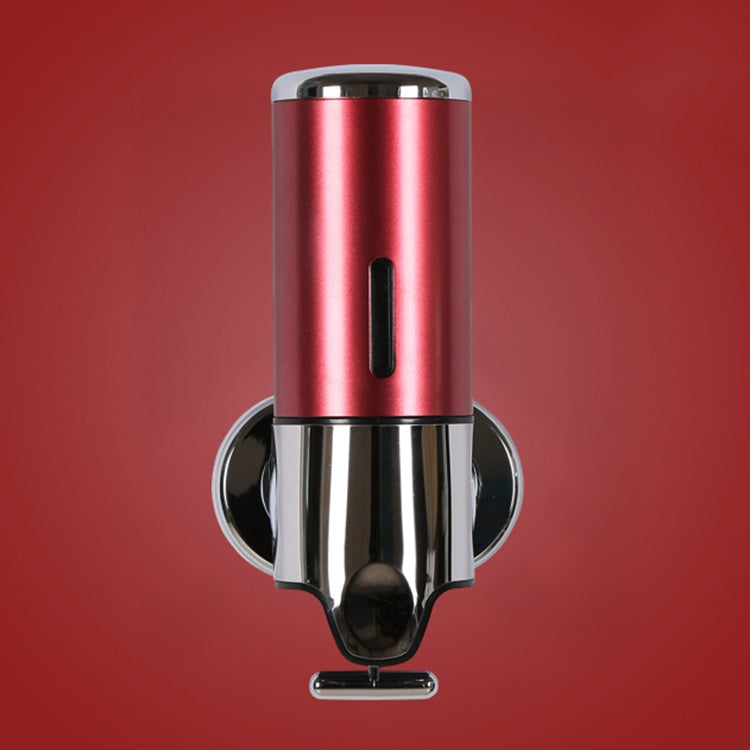 Dispensador Manual de Chuveiro para Hotel, Montado na Parede, para Líquido de Lavagem, Champô e Sabão, Capacidade: 500ml, 500ml/Vermelho Escuro, 500ml/Verde, 500ml/Dourado, 500ml/Azul, 500ml/Roxo, 500ml/Prateado, 500ml/Branco