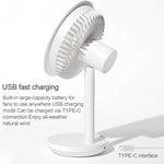 Ventoinha Eléctrica de Secretária Original Xiaomi Youpin SOLOVE com Carregamento USB, para Dormitório e Escritório, Mini Ventoinha com Controlo de 3 Velocidades, SOLOVE