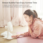 Ventoinha Eléctrica de Secretária Original Xiaomi Youpin SOLOVE com Carregamento USB, para Dormitório e Escritório, Mini Ventoinha com Controlo de 3 Velocidades, SOLOVE