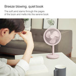 Ventoinha Eléctrica de Secretária Original Xiaomi Youpin SOLOVE com Carregamento USB, para Dormitório e Escritório, Mini Ventoinha com Controlo de 3 Velocidades, SOLOVE